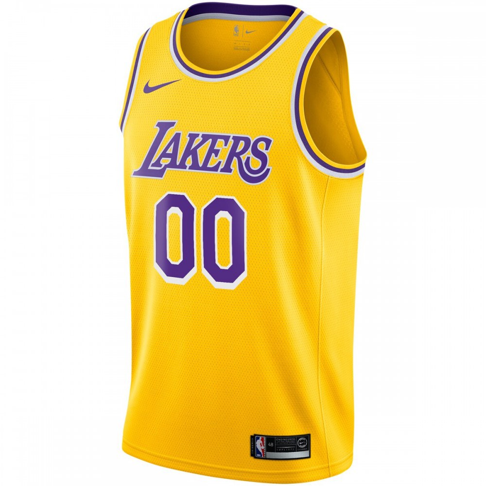 Los Angeles Lakers 2020/21 Swingman Custom Jersey - Icon Edition - Gold-Pro Kit Vault | Brand New 26/27 Sports Jerseys